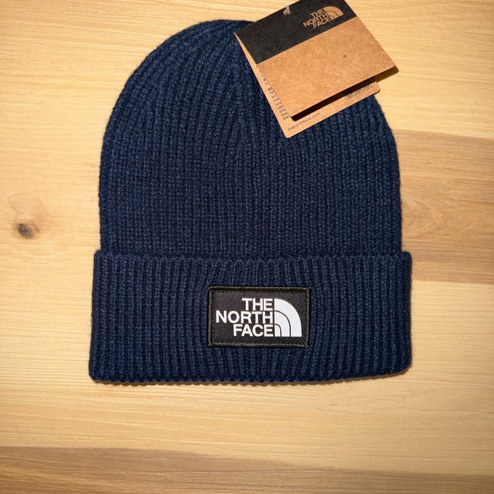 The North Face Navy Blue Knit Beanie